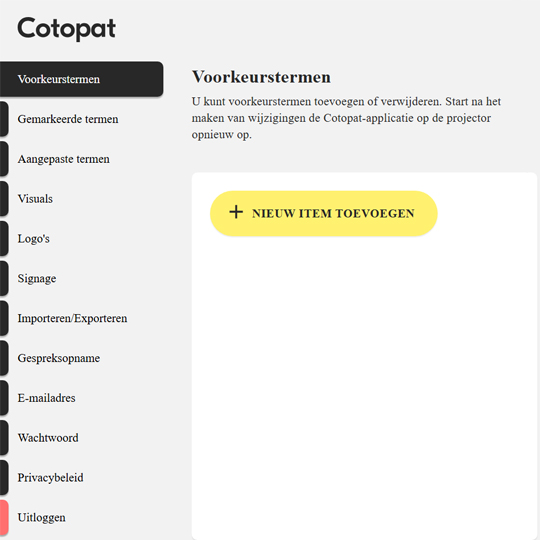 Cotopat Web